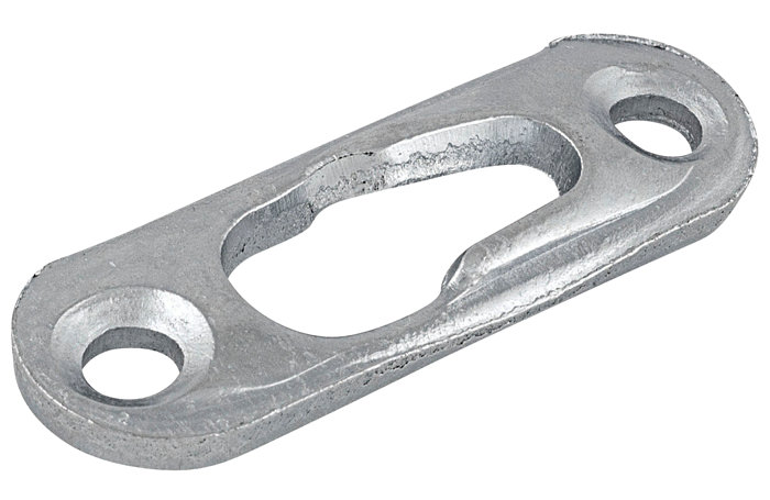 Hektebeslag 43 x 15 mm  - 4 stk.